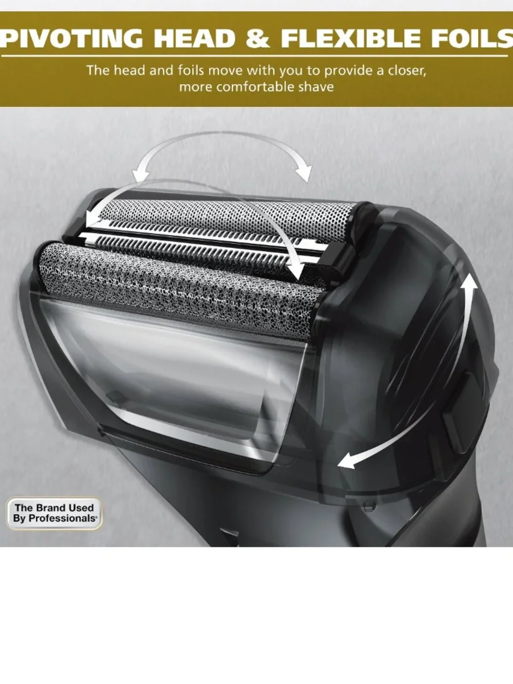 Wahl Men's Manscaper Shaver, Rechargeable, Waterproof Wet/Dry, Flex Foils, 7074